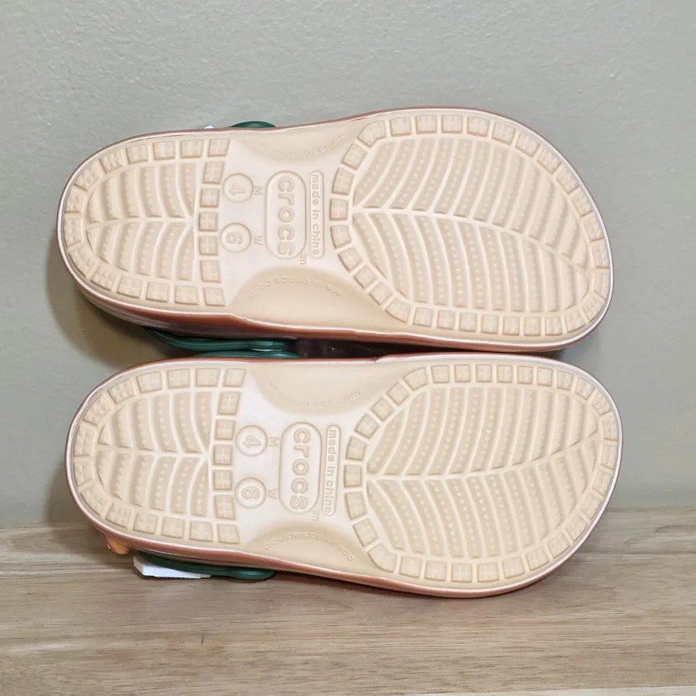 Crocs X Krispy Kreme Donuts Classic Clogs Men's Size 4 = Women's Size 6